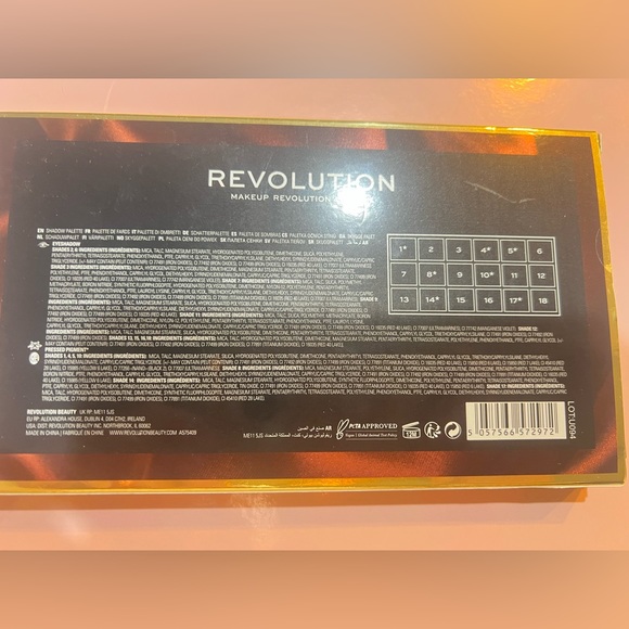 New sold out online Revolution the plastic boy Gary Thompson eyeshadow pallet - Picture 3 of 6